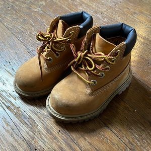 Toddler Timberland Boots Size 5 Tan Timberlands